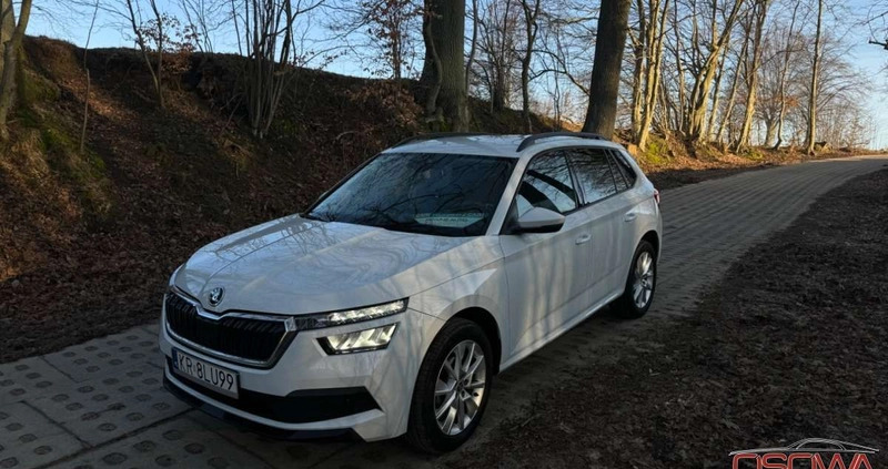 Skoda Kamiq cena 79999 przebieg: 54000, rok produkcji 2020 z Okonek małe 781